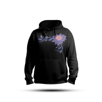 Black Lotus Art Hoodie