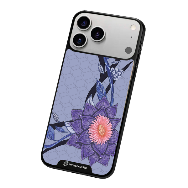 Black Lotus Official 3D Phone Case Flower Design