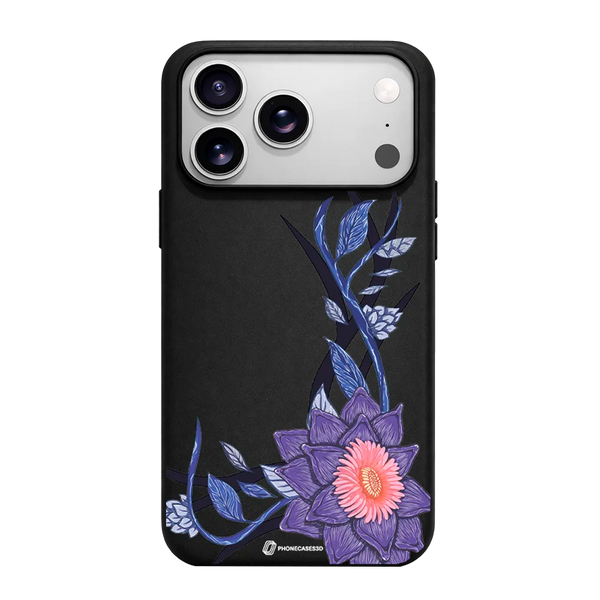 Black Lotus Official Black Compostable Phone Case Flower