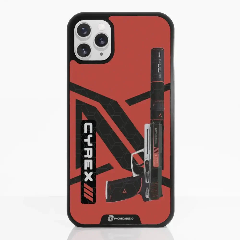 Cyrex Official 3D Phone Case Gun Design