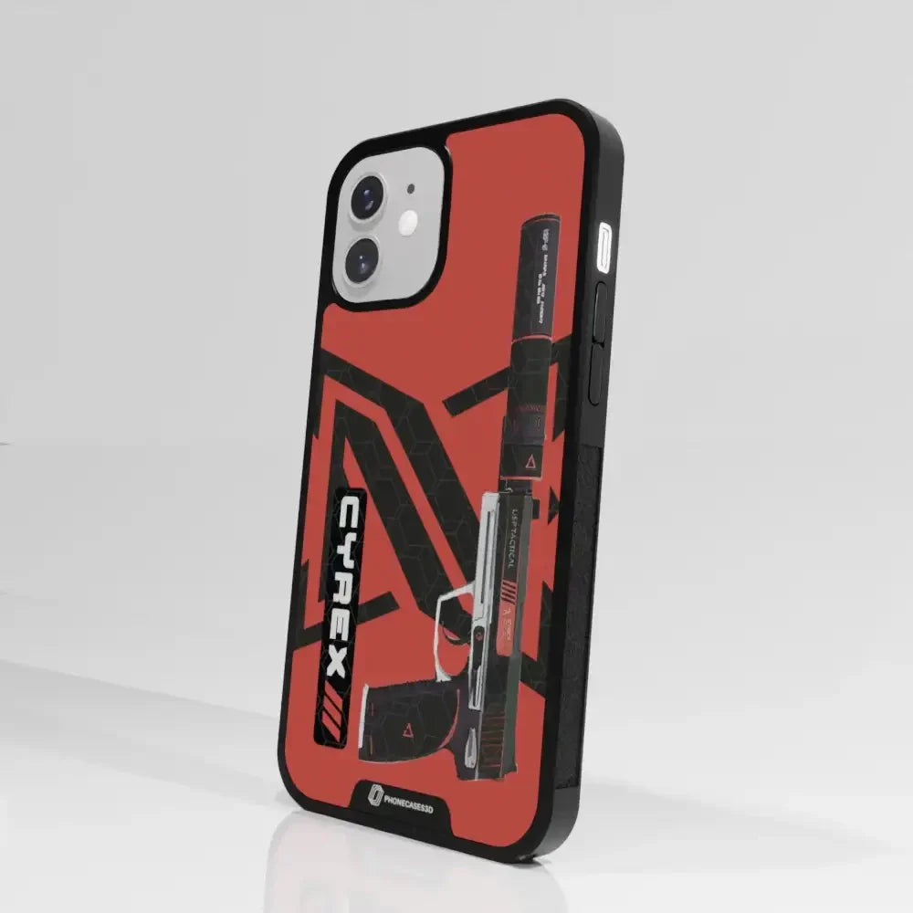 Cyrex Official 3D Phone Case Gun Design