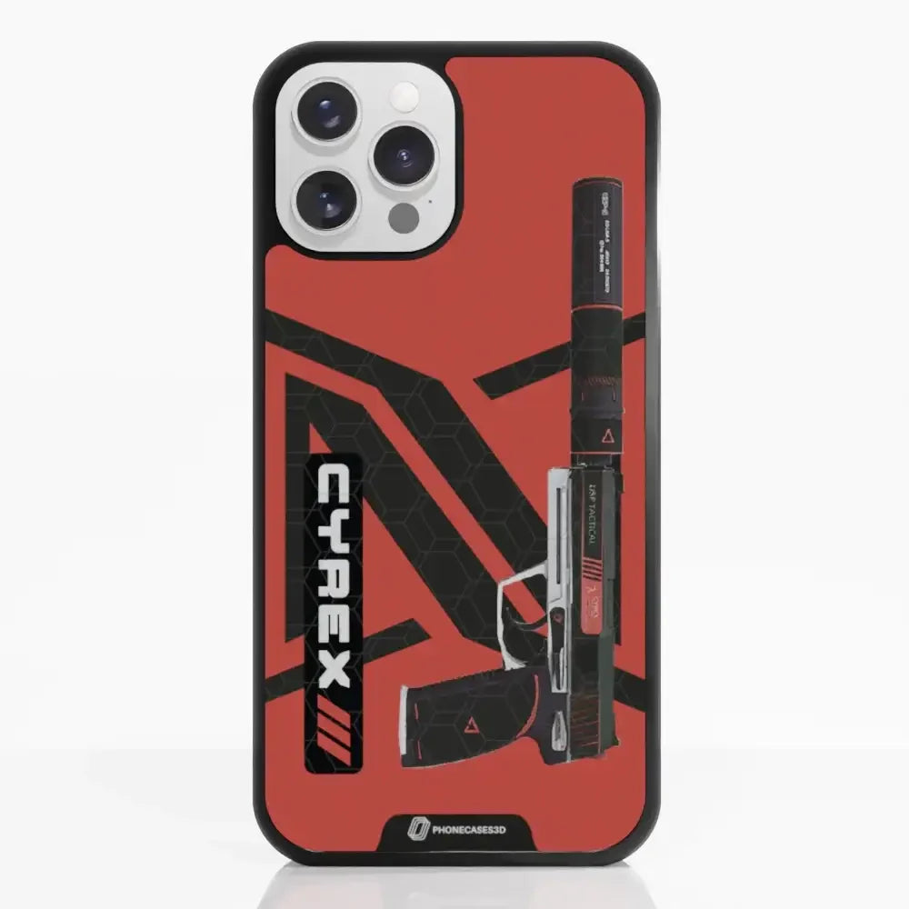 Cyrex Official 3D Phone Case Gun Design