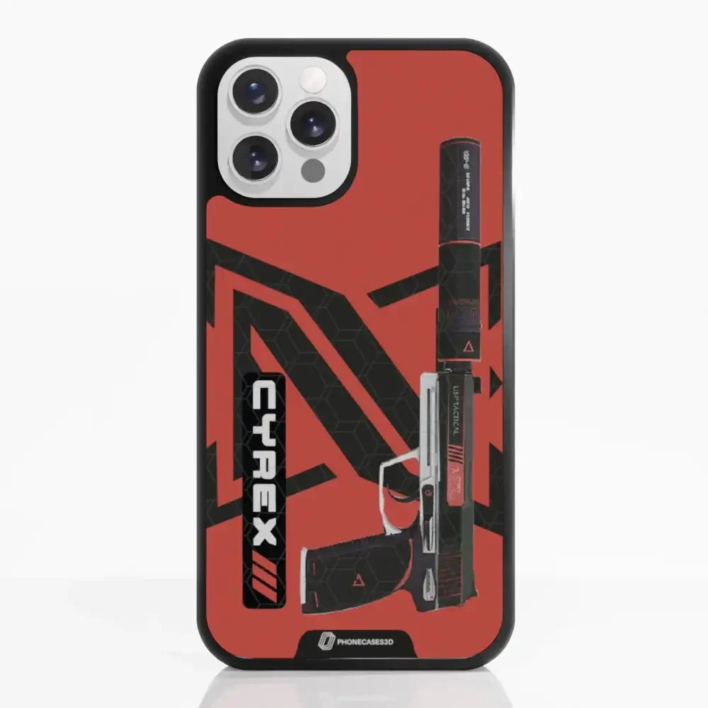 Cyrex Official 3D Phone Case Gun Design