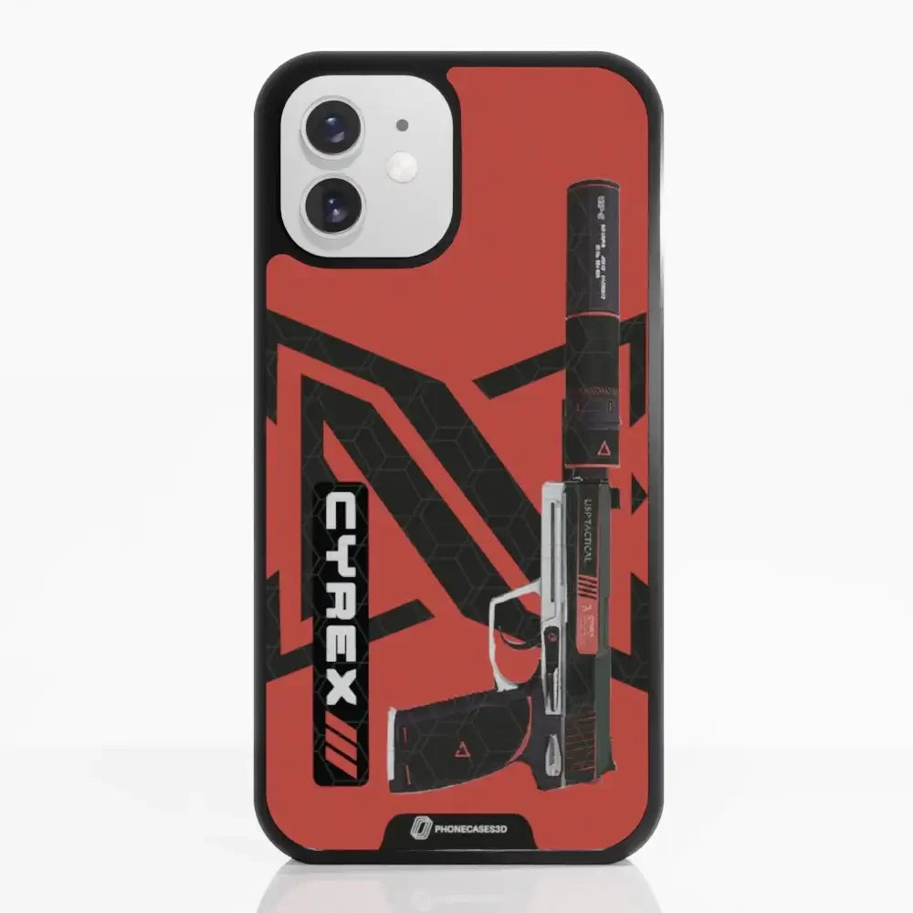 Cyrex Official 3D Phone Case Gun Design