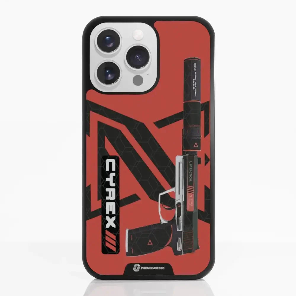 Cyrex Official 3D Phone Case Gun Design