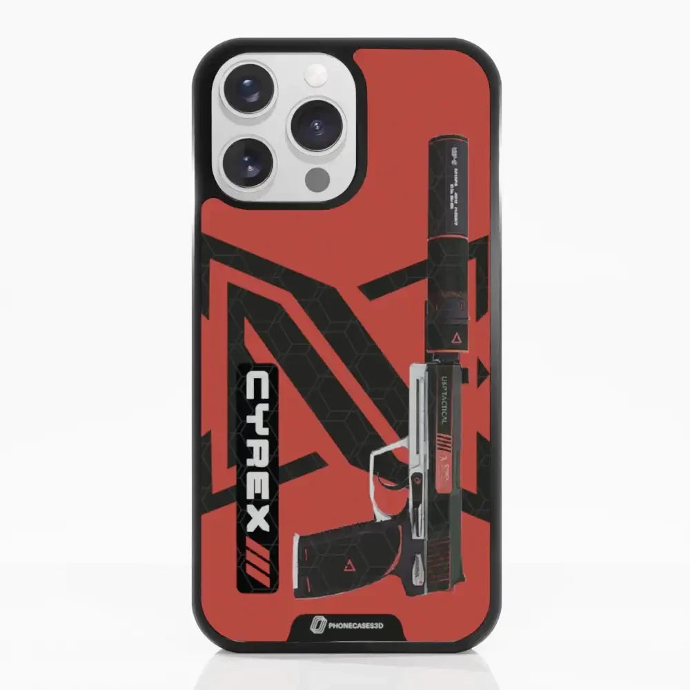 Cyrex Official 3D Phone Case Gun Design