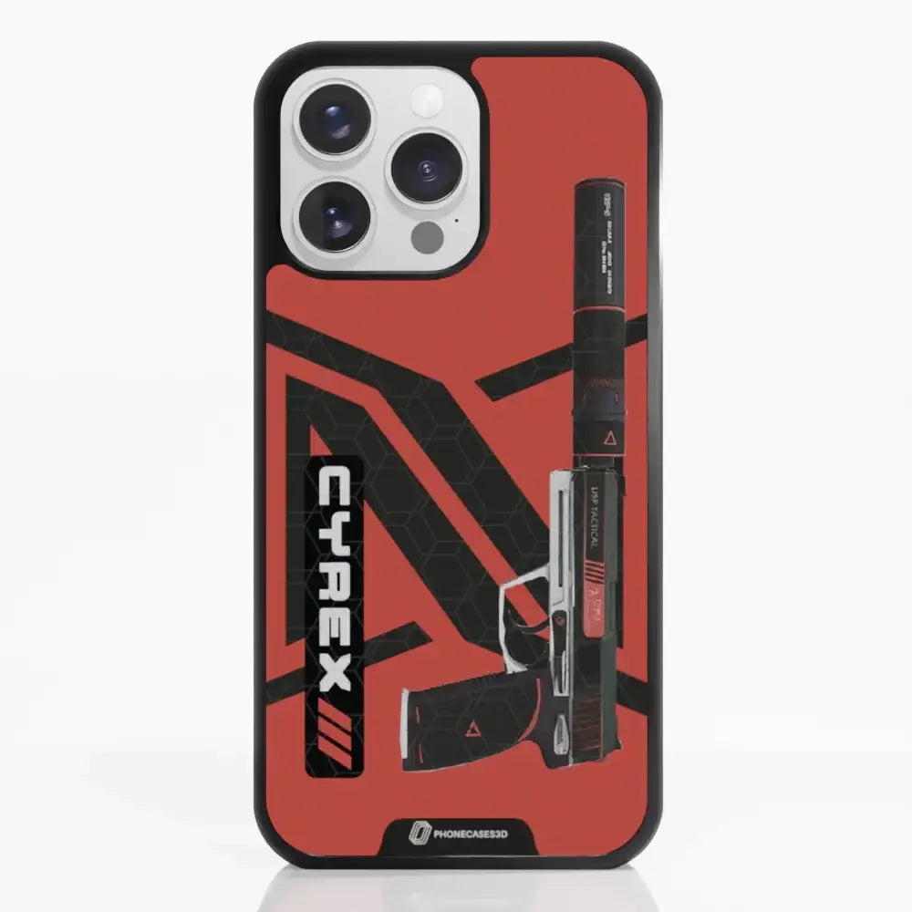 Cyrex Official 3D Phone Case Gun Design