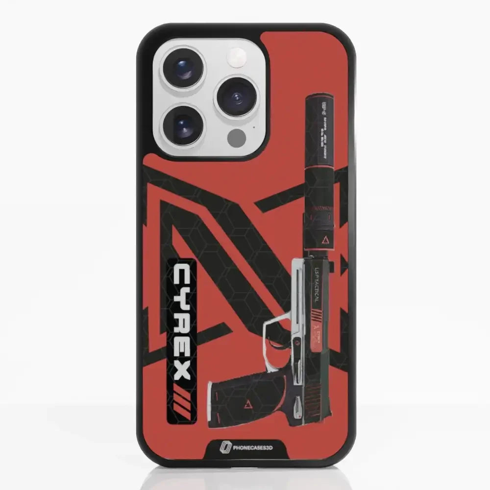 Cyrex Official 3D Phone Case Gun Design