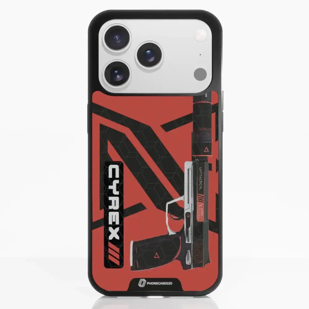 Cyrex Official 3D Phone Case Gun Design