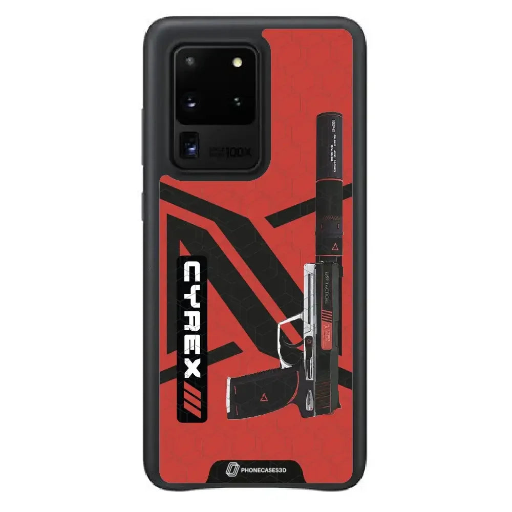 Cyrex Official 3D Phone Case Gun Design