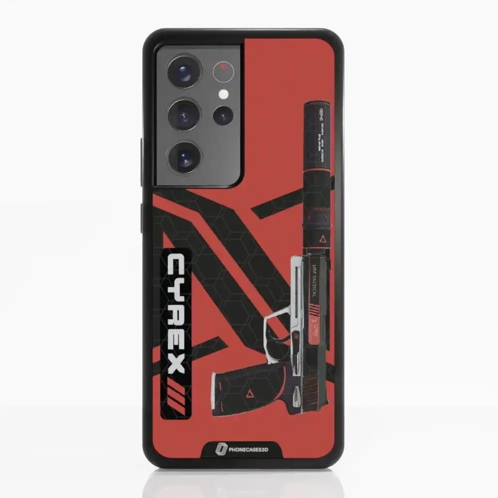 Cyrex Official 3D Phone Case Gun Design