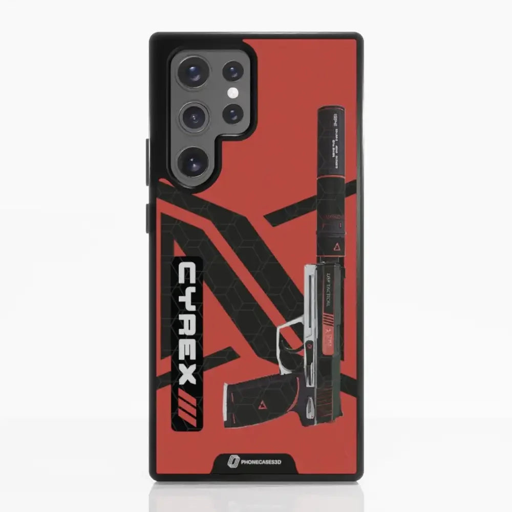 Cyrex Official 3D Phone Case Gun Design