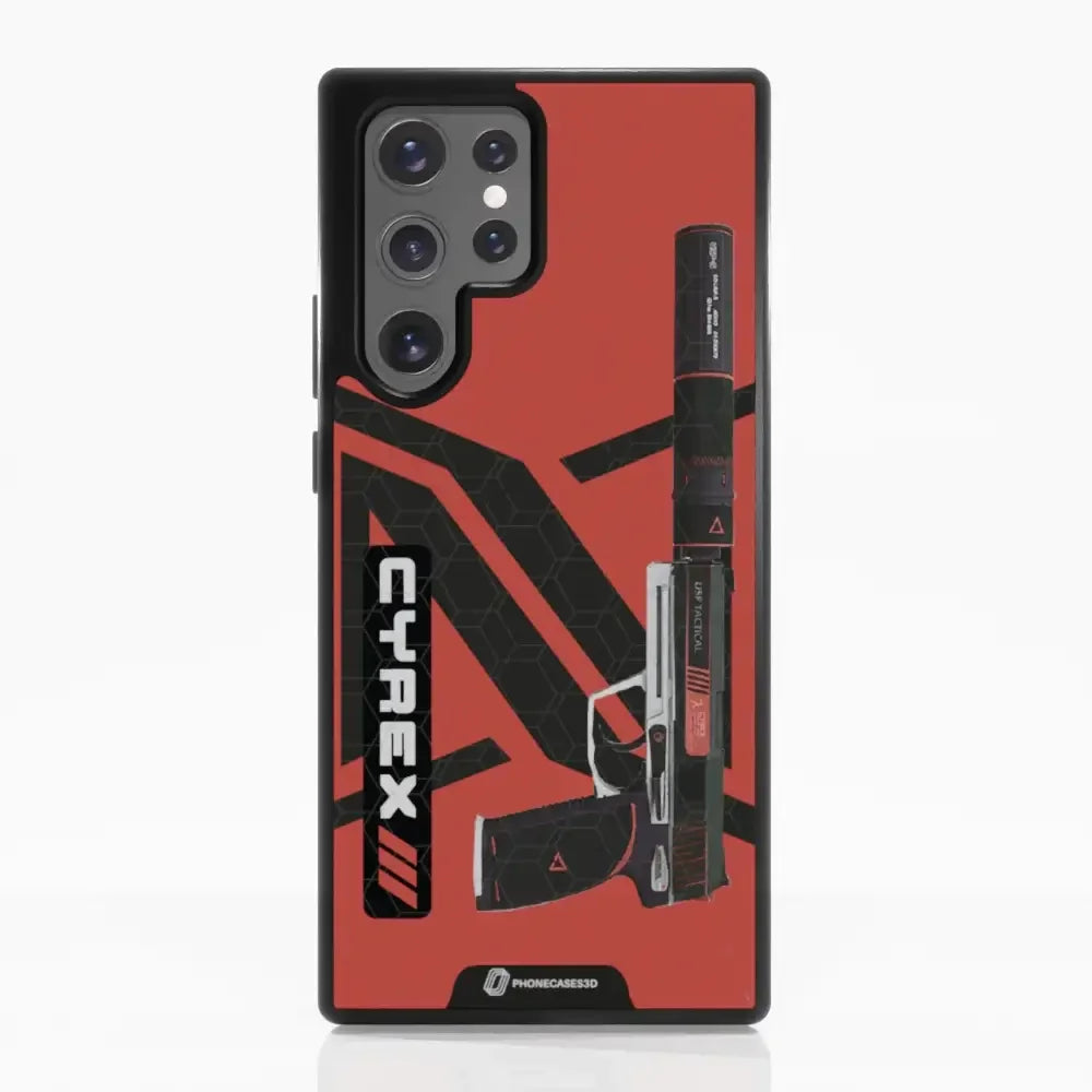 Cyrex Official 3D Phone Case Gun Design