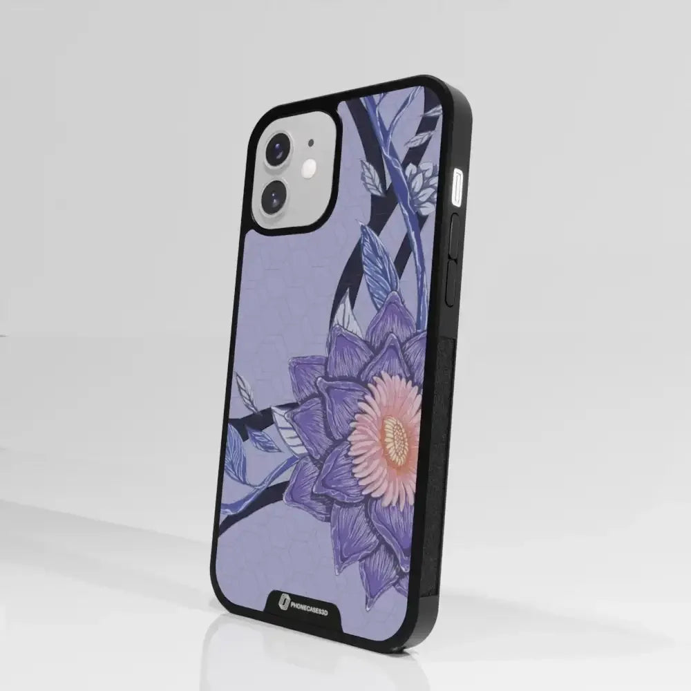 Black Lotus Official 3D Phone Case Flower Design