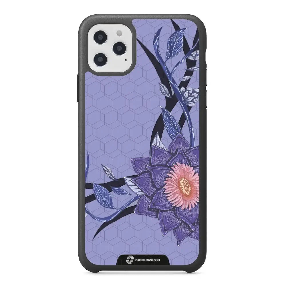 Black Lotus Official 3D Phone Case Flower Design