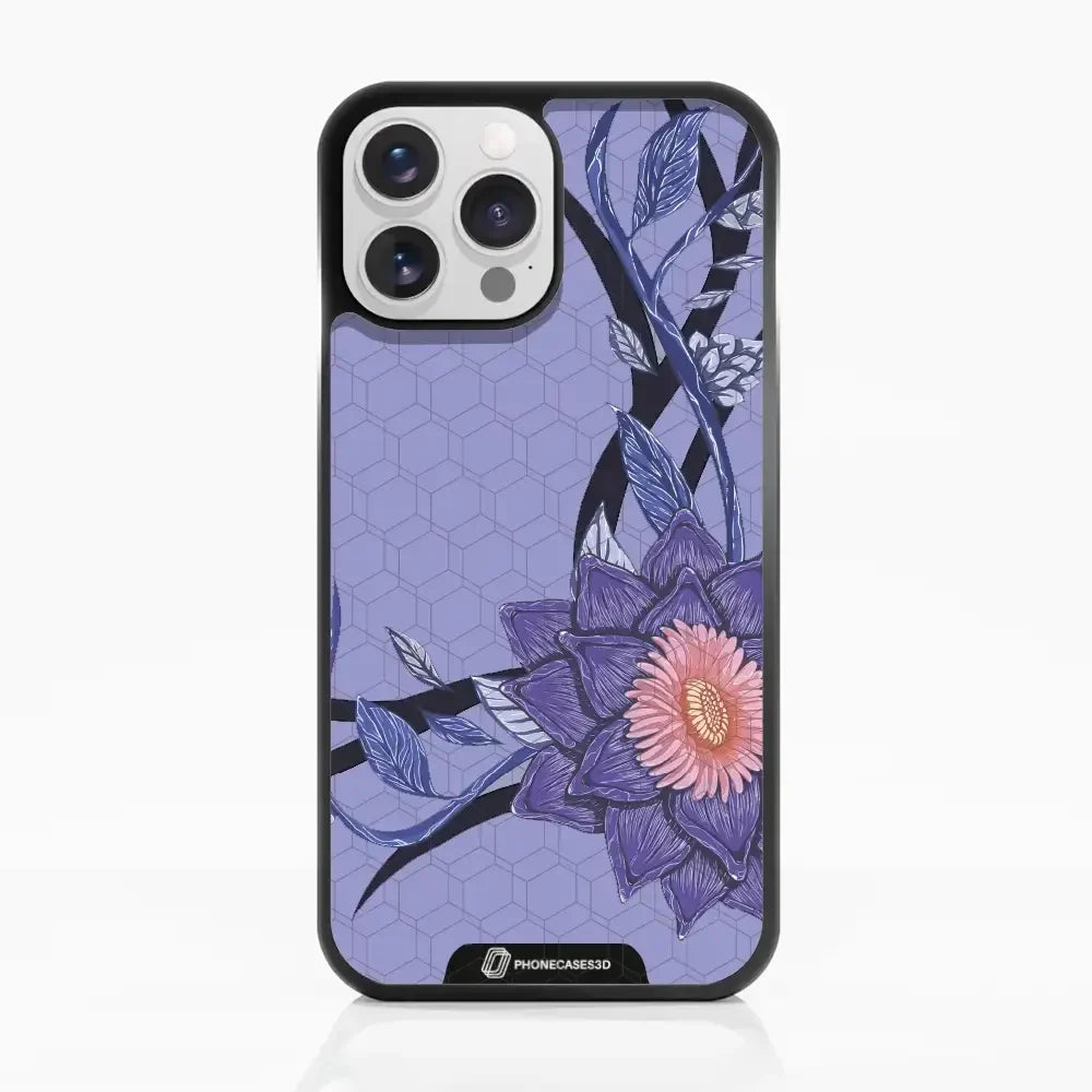 Black Lotus Official 3D Phone Case Flower Design