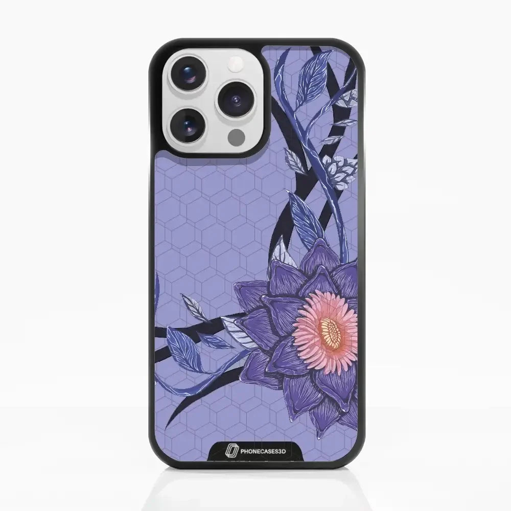 Black Lotus Official 3D Phone Case Flower Design