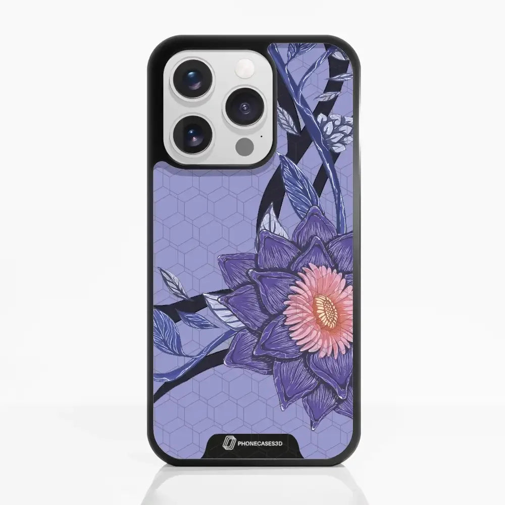Black Lotus Official 3D Phone Case Flower Design