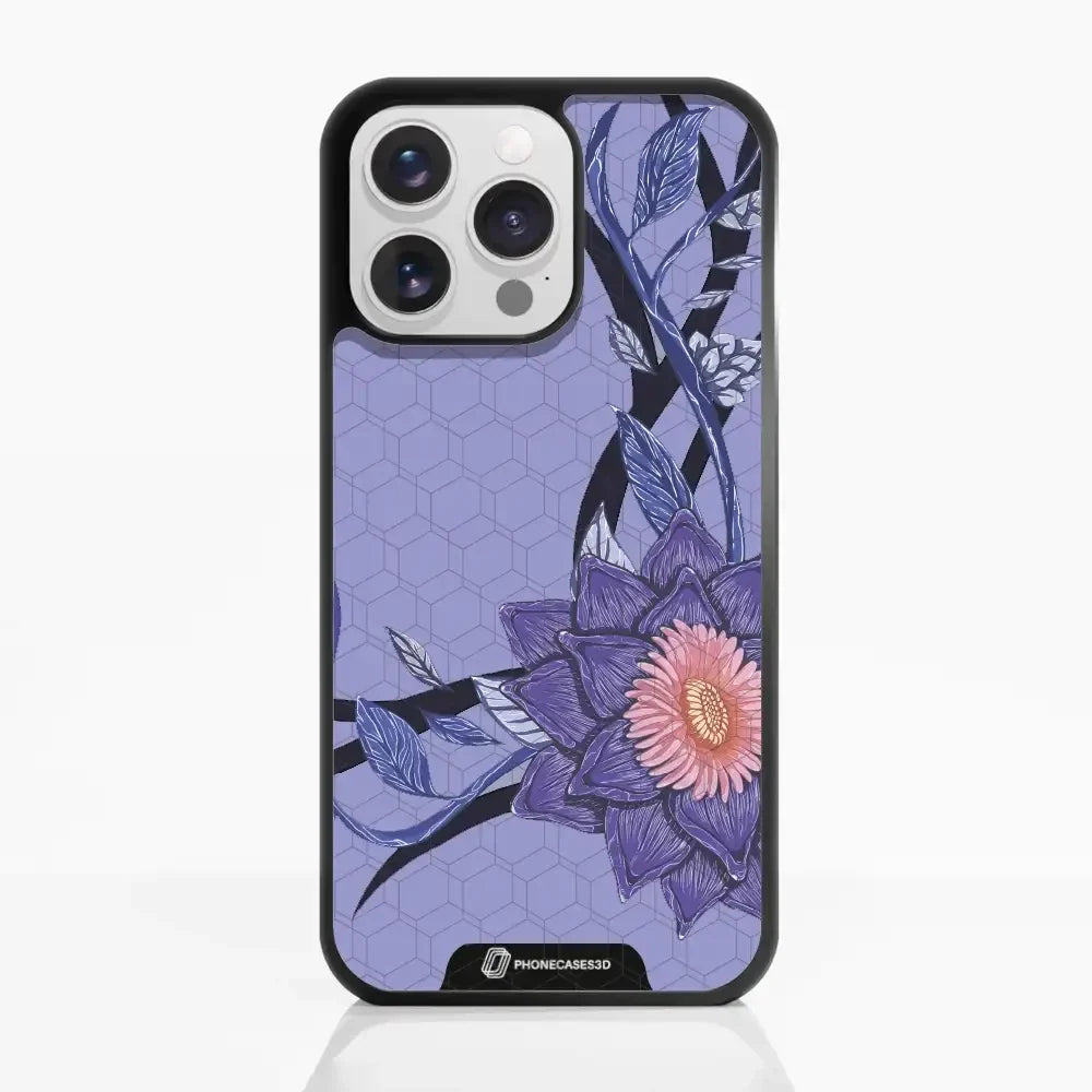 Black Lotus Official 3D Phone Case Flower Design