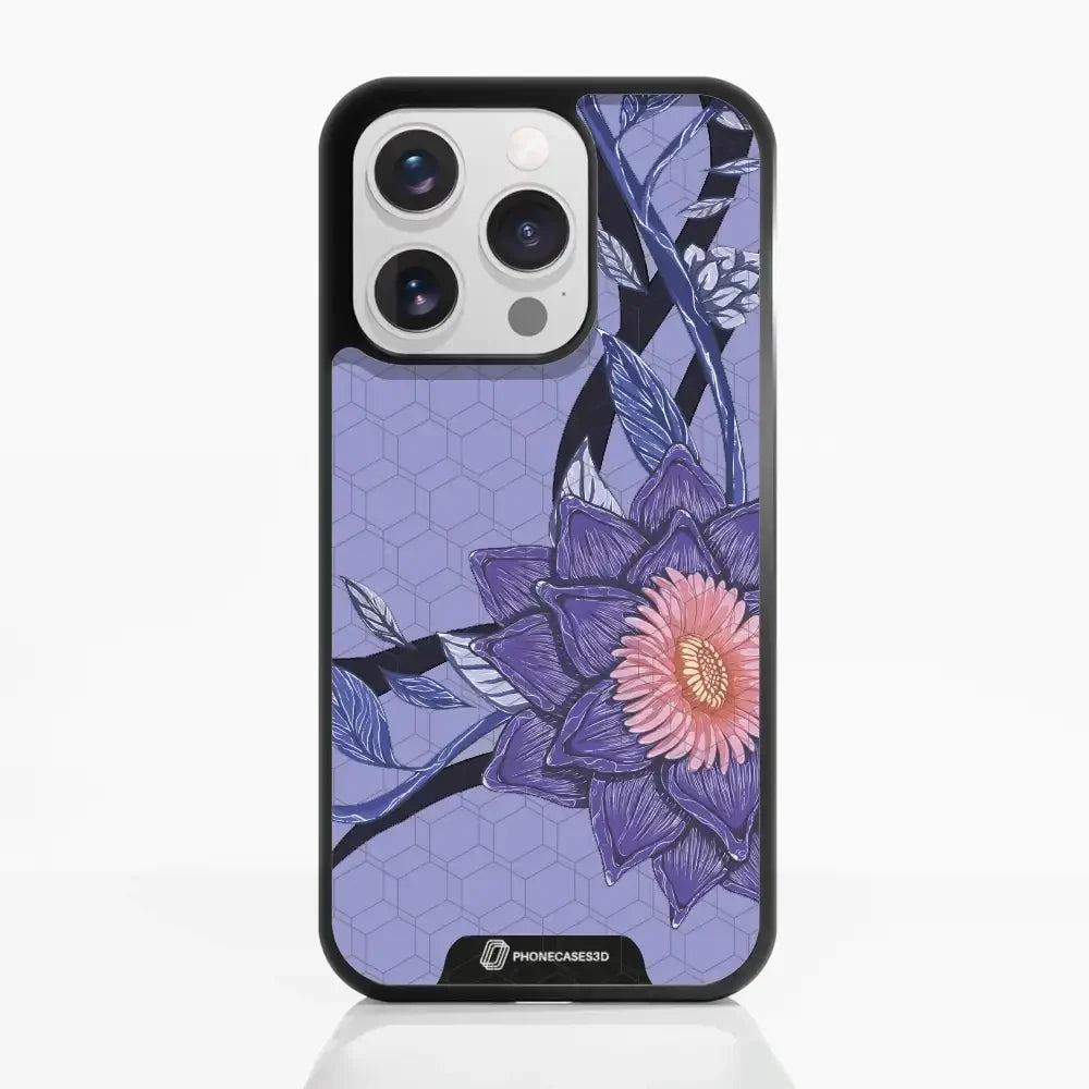 Black Lotus Official 3D Phone Case Flower Design