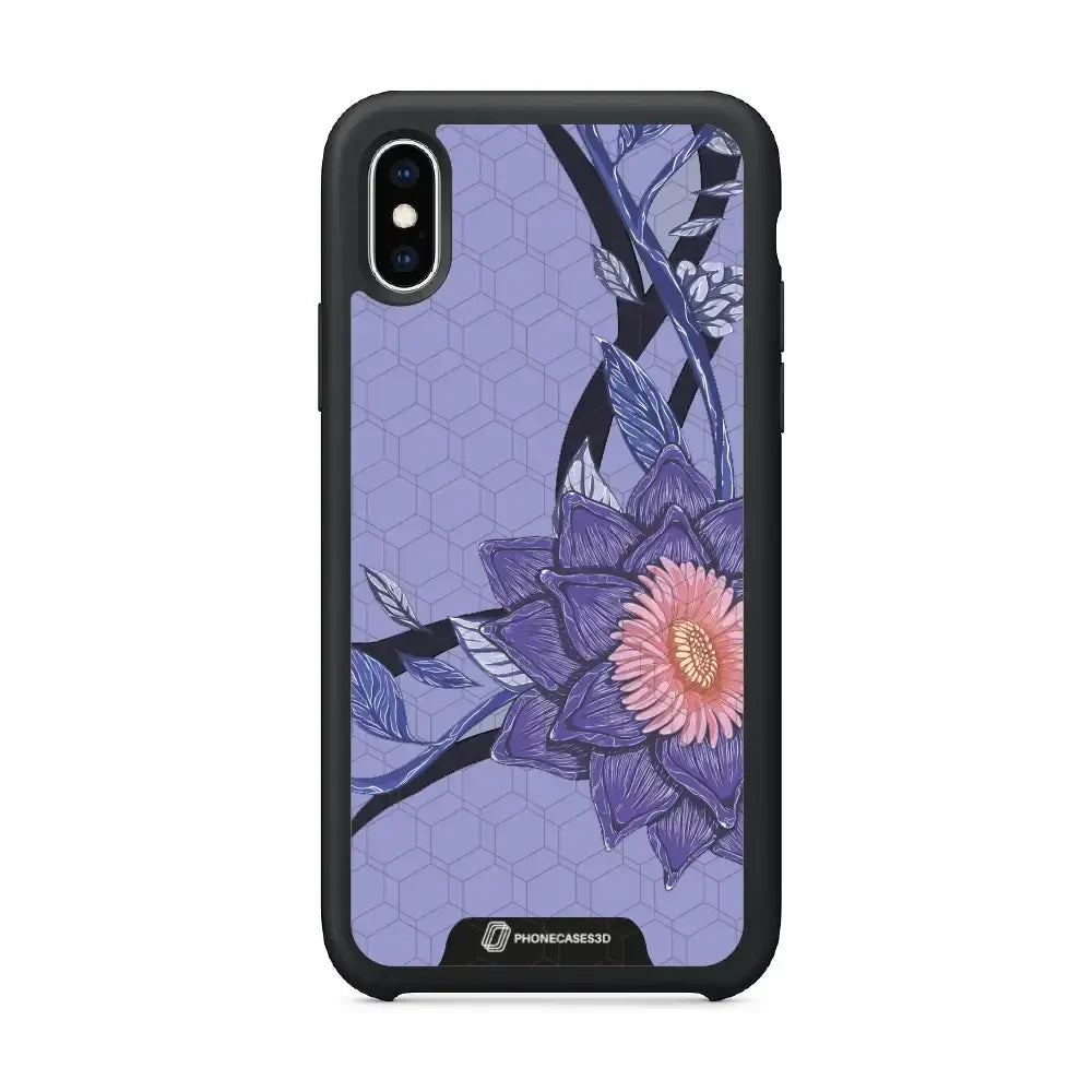 Black Lotus Official 3D Phone Case Flower Design