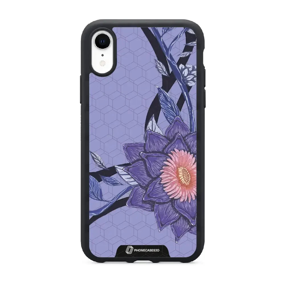 Black Lotus Official 3D Phone Case Flower Design