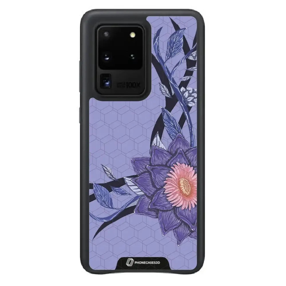 Black Lotus Official 3D Phone Case Flower Design