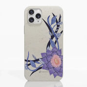 Black Lotus Official White Compostable Phone Case Flower