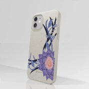 Black Lotus Official White Compostable Phone Case Flower
