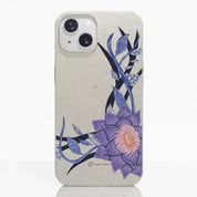 Black Lotus Official White Compostable Phone Case Flower