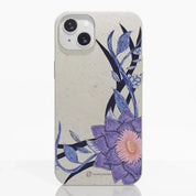 Black Lotus Official White Compostable Phone Case Flower
