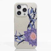 Black Lotus Official White Compostable Phone Case Flower