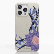 Black Lotus Official White Compostable Phone Case Flower