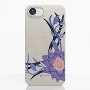 Black Lotus Official White Compostable Phone Case Flower