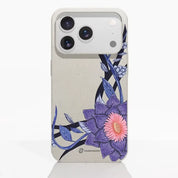 Black Lotus Official White Compostable Phone Case Flower