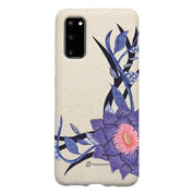Black Lotus Official White Compostable Phone Case Flower