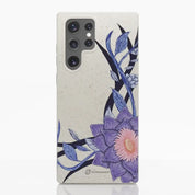 Black Lotus Official White Compostable Phone Case Flower