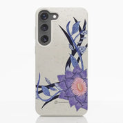 Black Lotus Official White Compostable Phone Case Flower