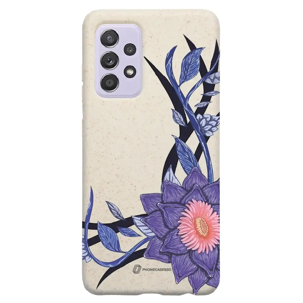 Black Lotus Official White Compostable Phone Case Flower