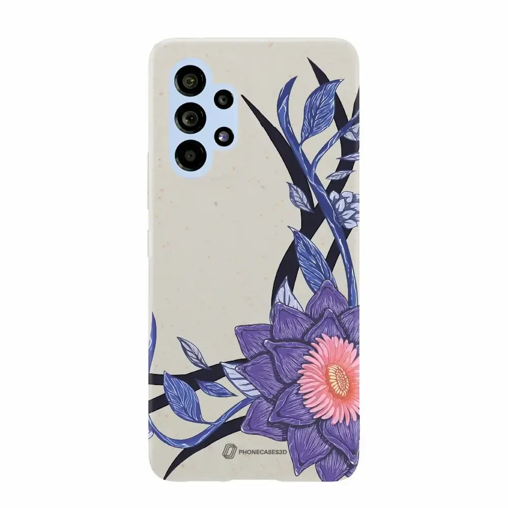 Black Lotus Official White Compostable Phone Case Flower
