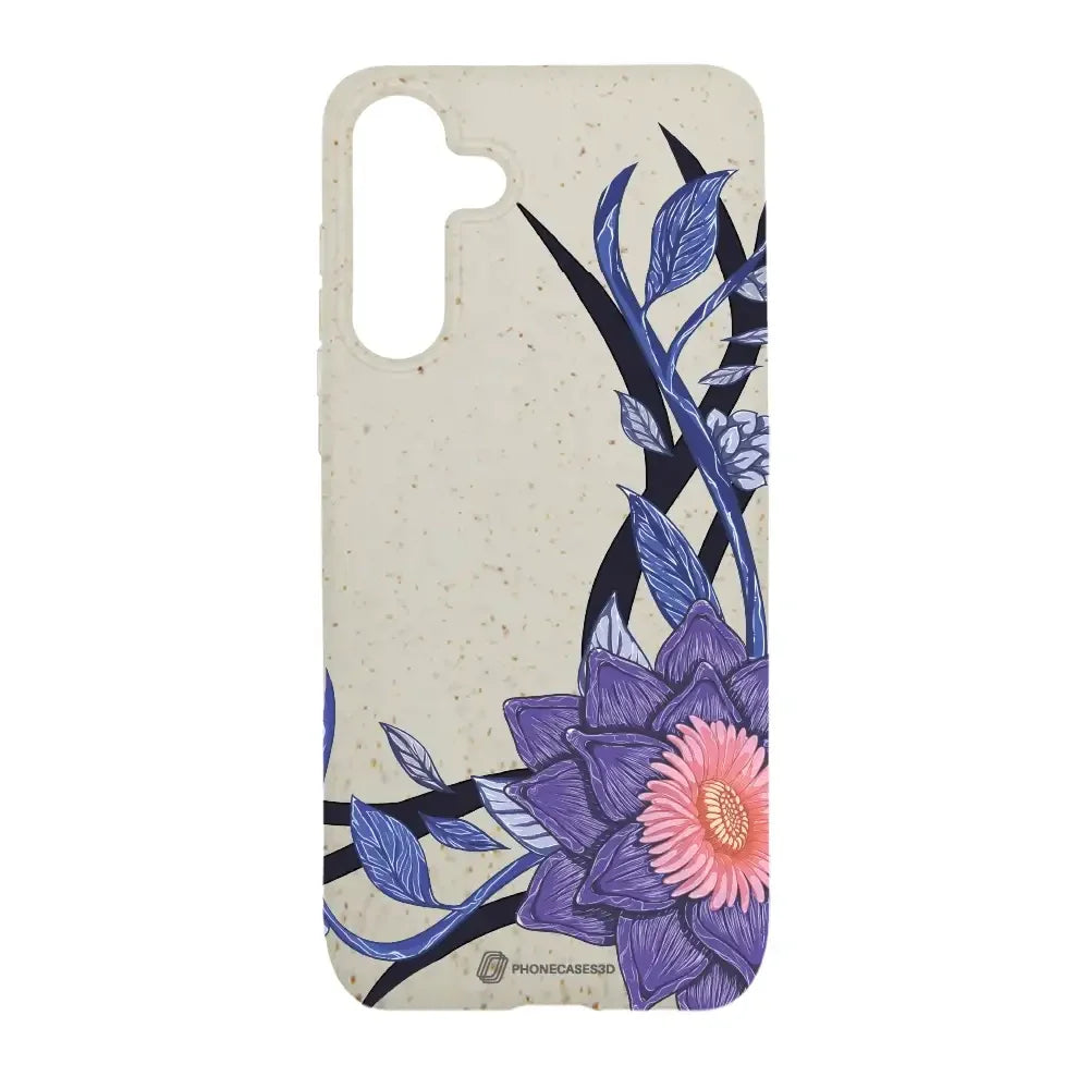 Black Lotus Official White Compostable Phone Case Flower