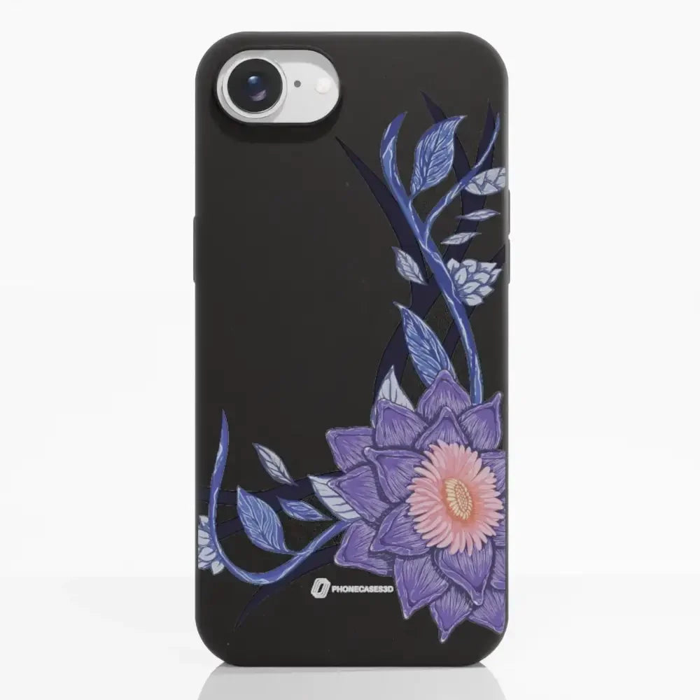 Black Lotus Official Black Compostable Phone Case Flower
