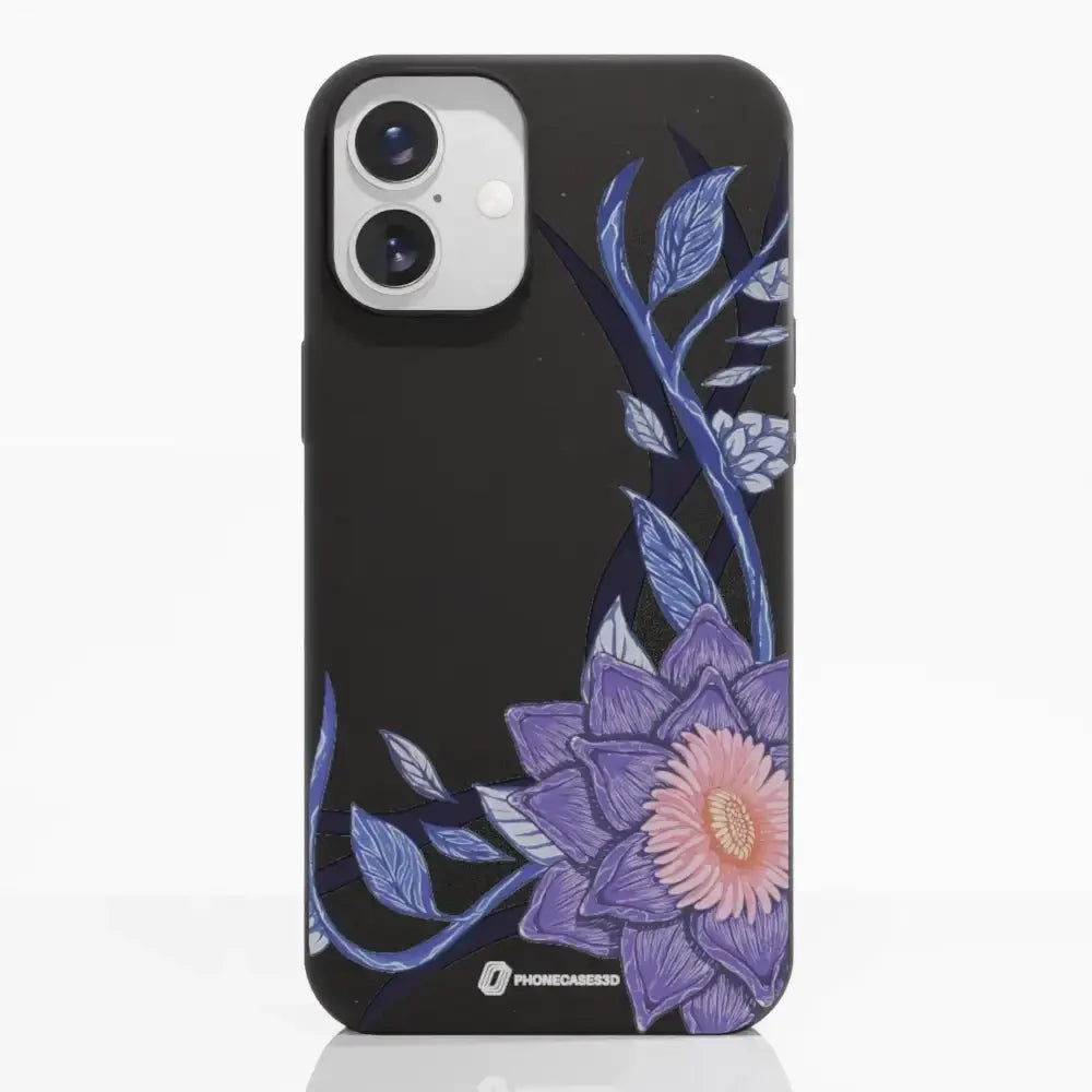 Black Lotus Official Black Compostable Phone Case Flower