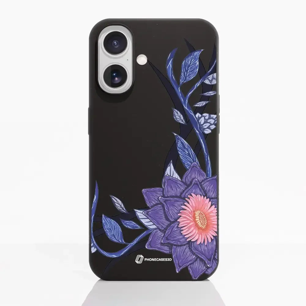 Black Lotus Official Black Compostable Phone Case Flower