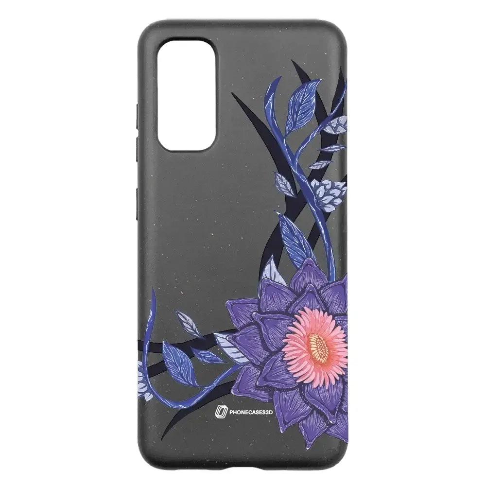 Black Lotus Official Black Compostable Phone Case Flower