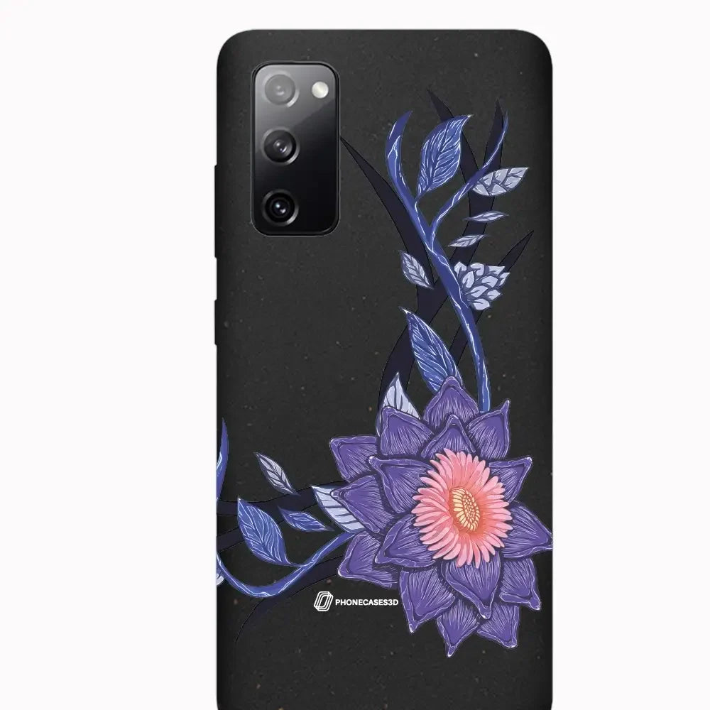 Black Lotus Official Black Compostable Phone Case Flower
