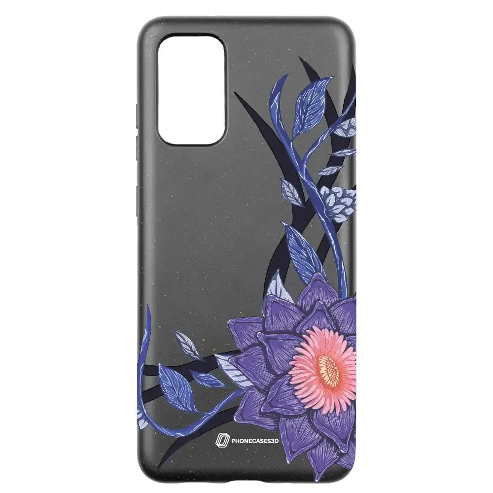 Black Lotus Official Black Compostable Phone Case Flower