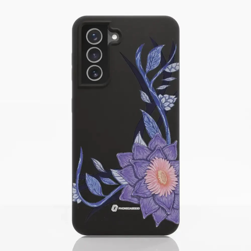 Black Lotus Official Black Compostable Phone Case Flower