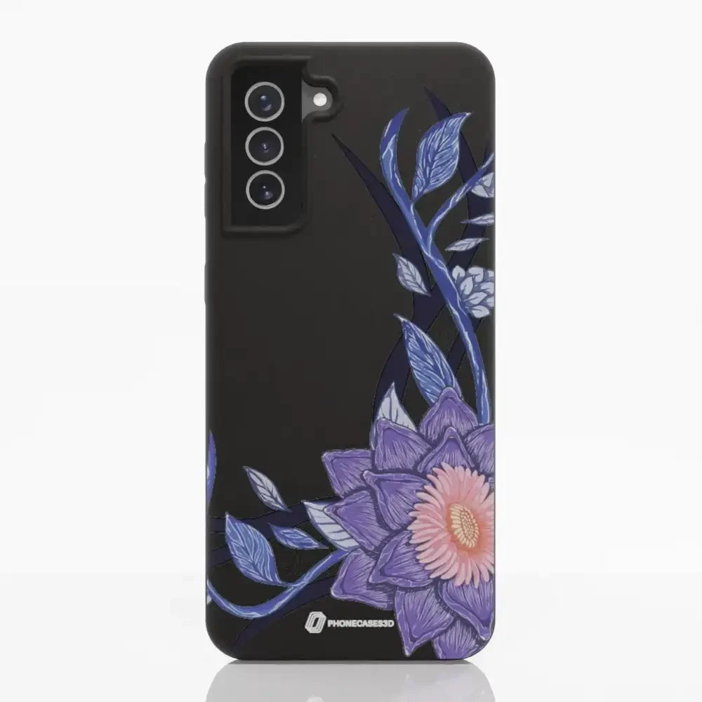 Black Lotus Official Black Compostable Phone Case Flower