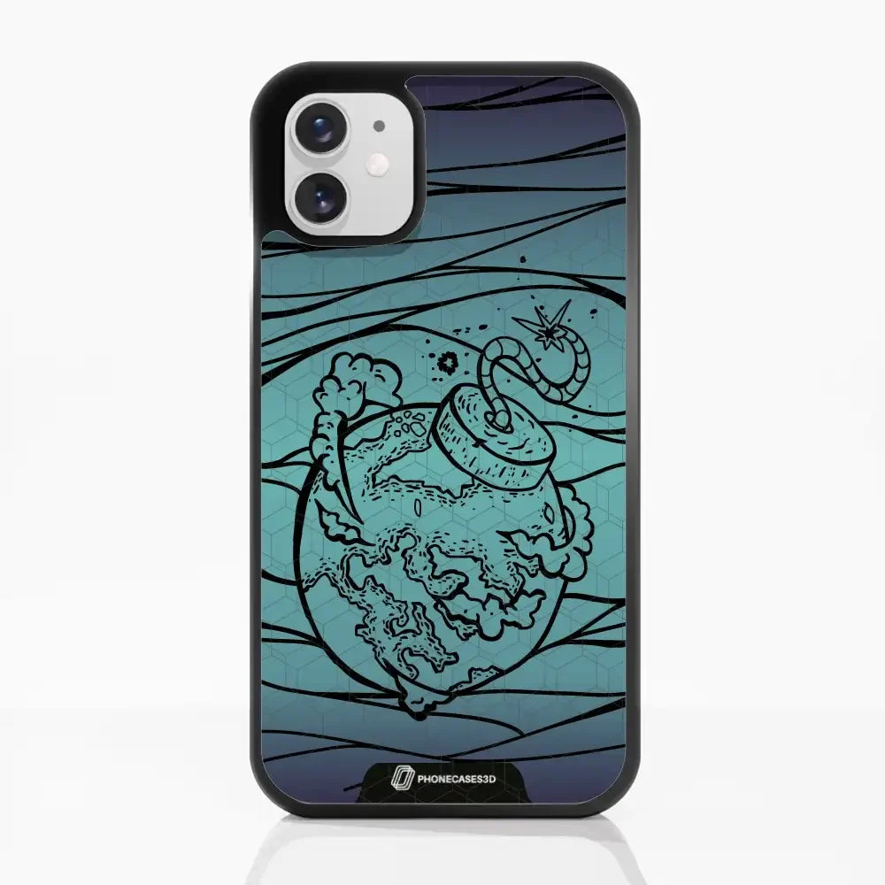 Apocalypto Official 3D Phone Case Black